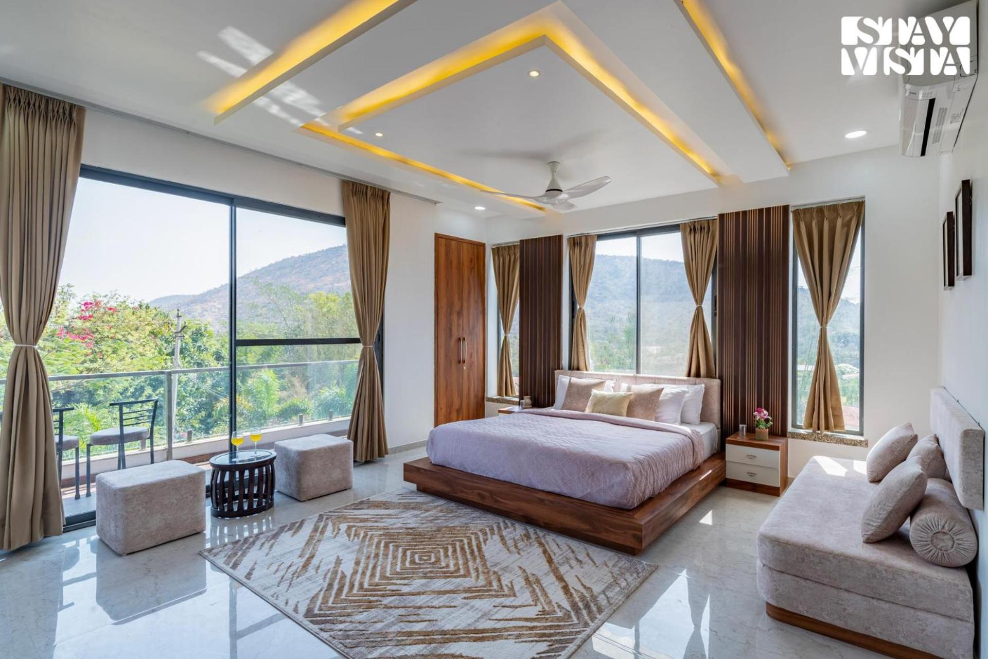 Stayvista'S Bella Dream - Mountain-View With Outdoor Pool, Lawn Featuring A Gazebo & Indoor Games Udajpur Zewnętrze zdjęcie